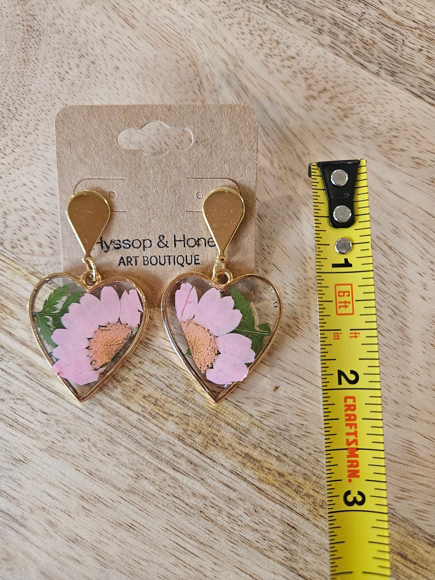 Pressed Flower Earrings - 28