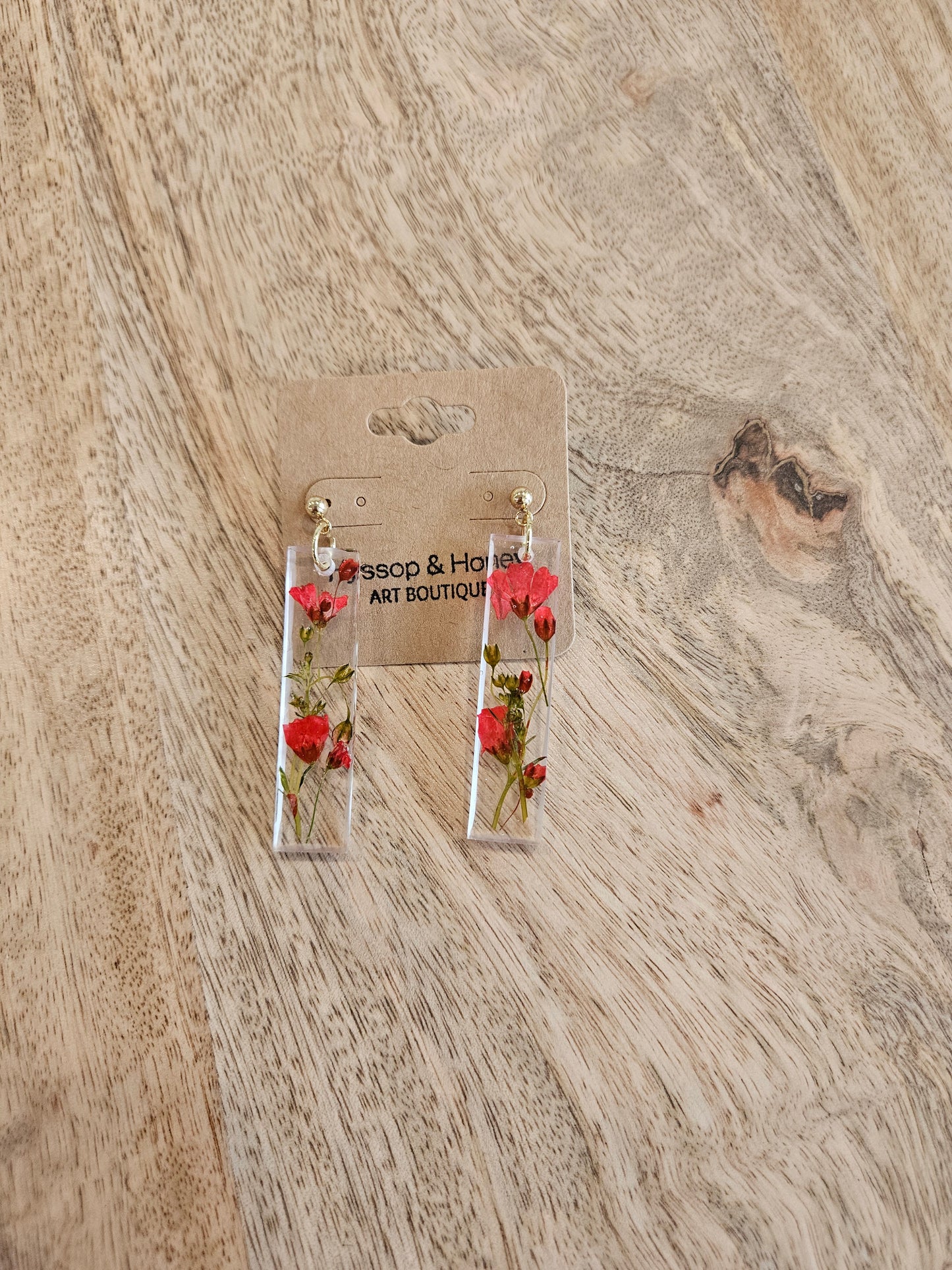 Pressed Flower Earrings - 3