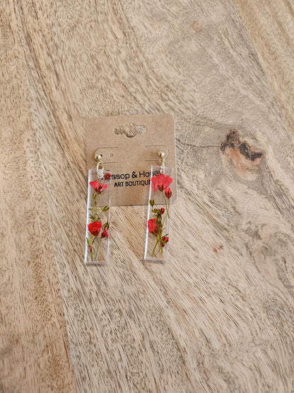 Pressed Flower Earrings - 3