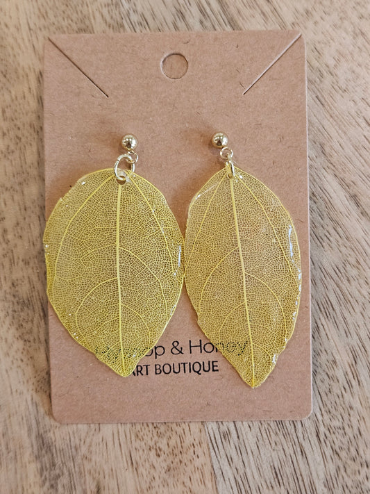 Pressed Flower Earrings - 15