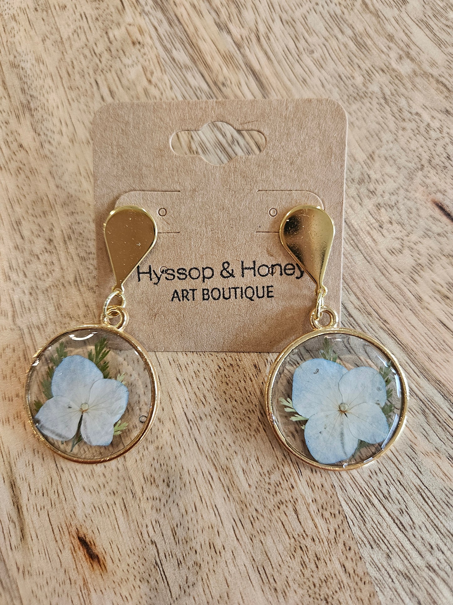 Pressed Flower Earrings - 14