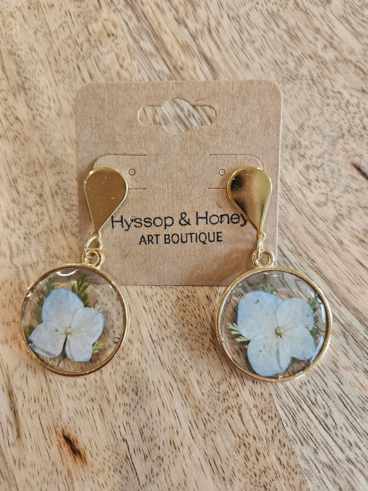 Pressed Flower Earrings - 14