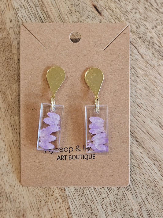 Pressed Flower Earrings - 21