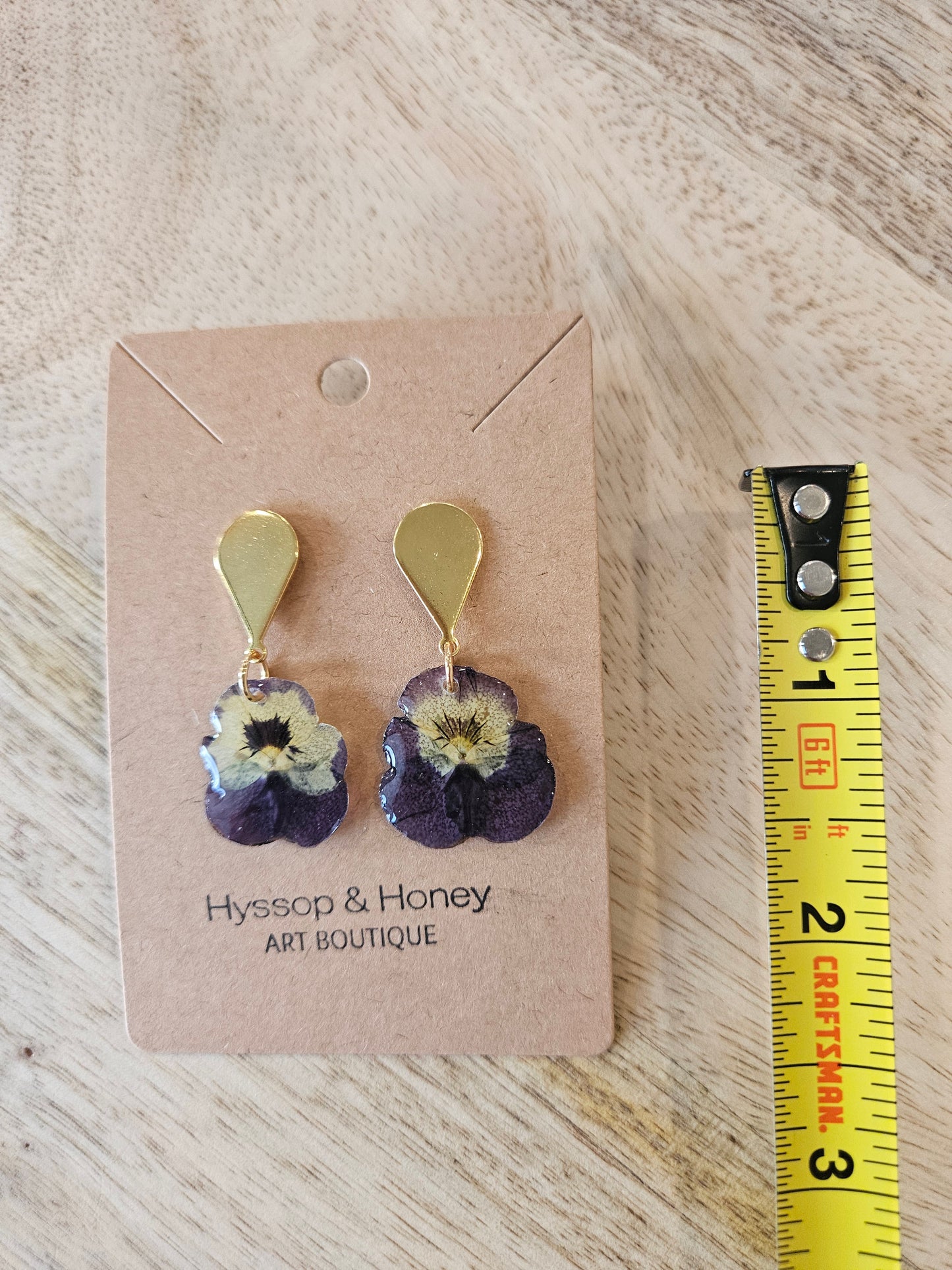 Pressed Flower Earrings - 10