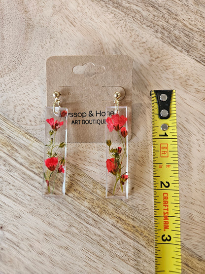 Pressed Flower Earrings - 3