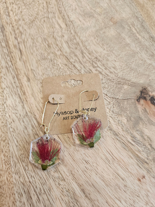 Pressed Flower Earrings - 13