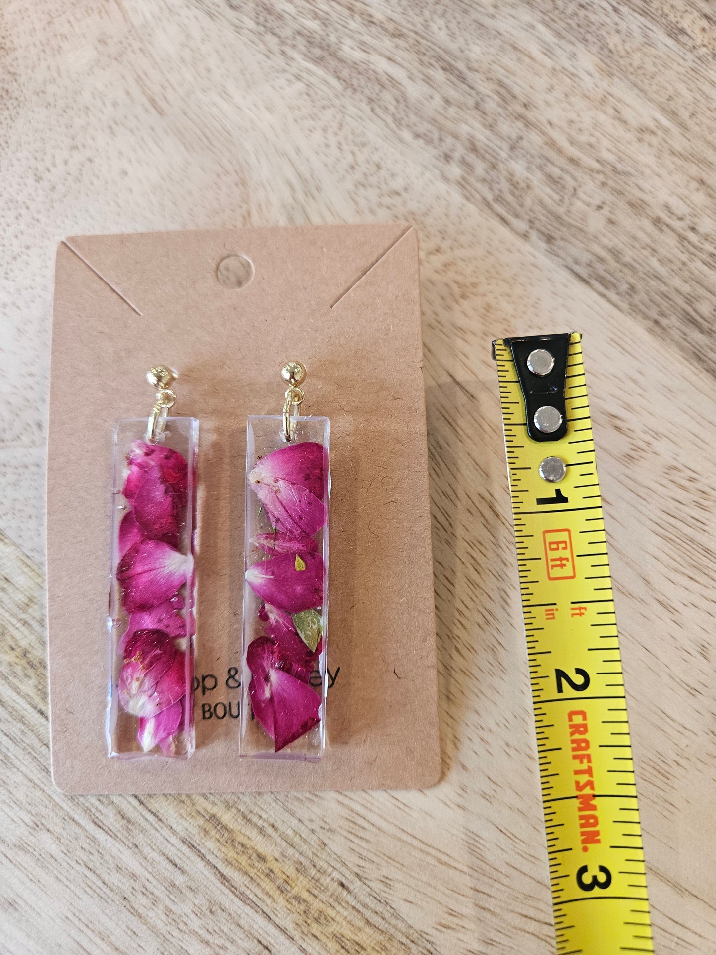 Pressed Flower Earrings - 16