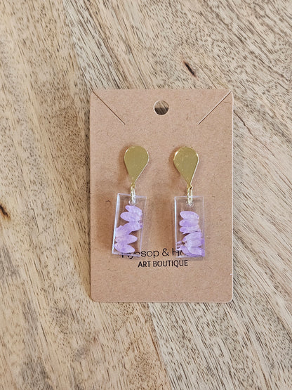 Pressed Flower Earrings - 21