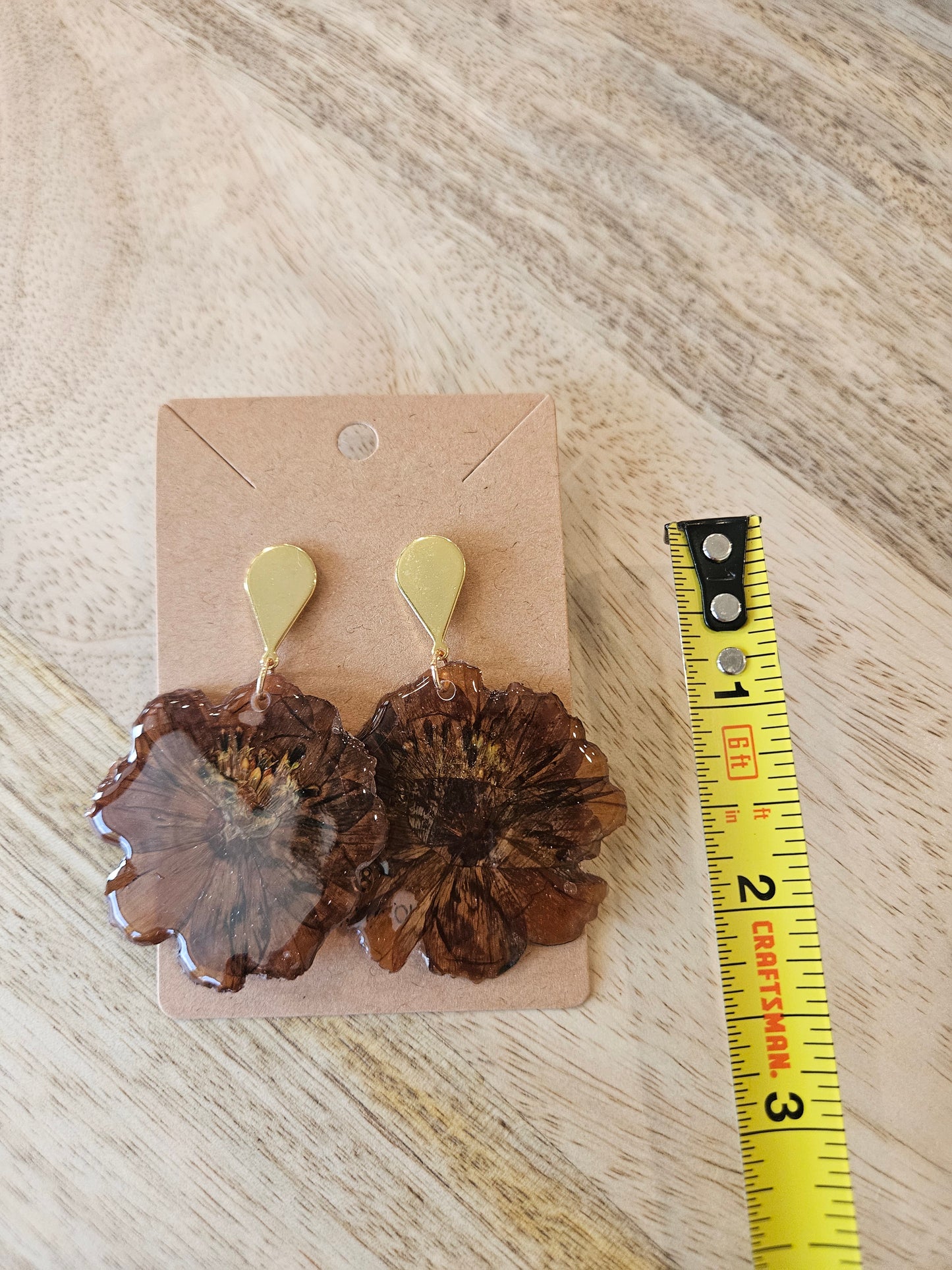 Pressed Flower Earrings - 22