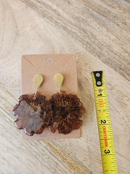 Pressed Flower Earrings - 22