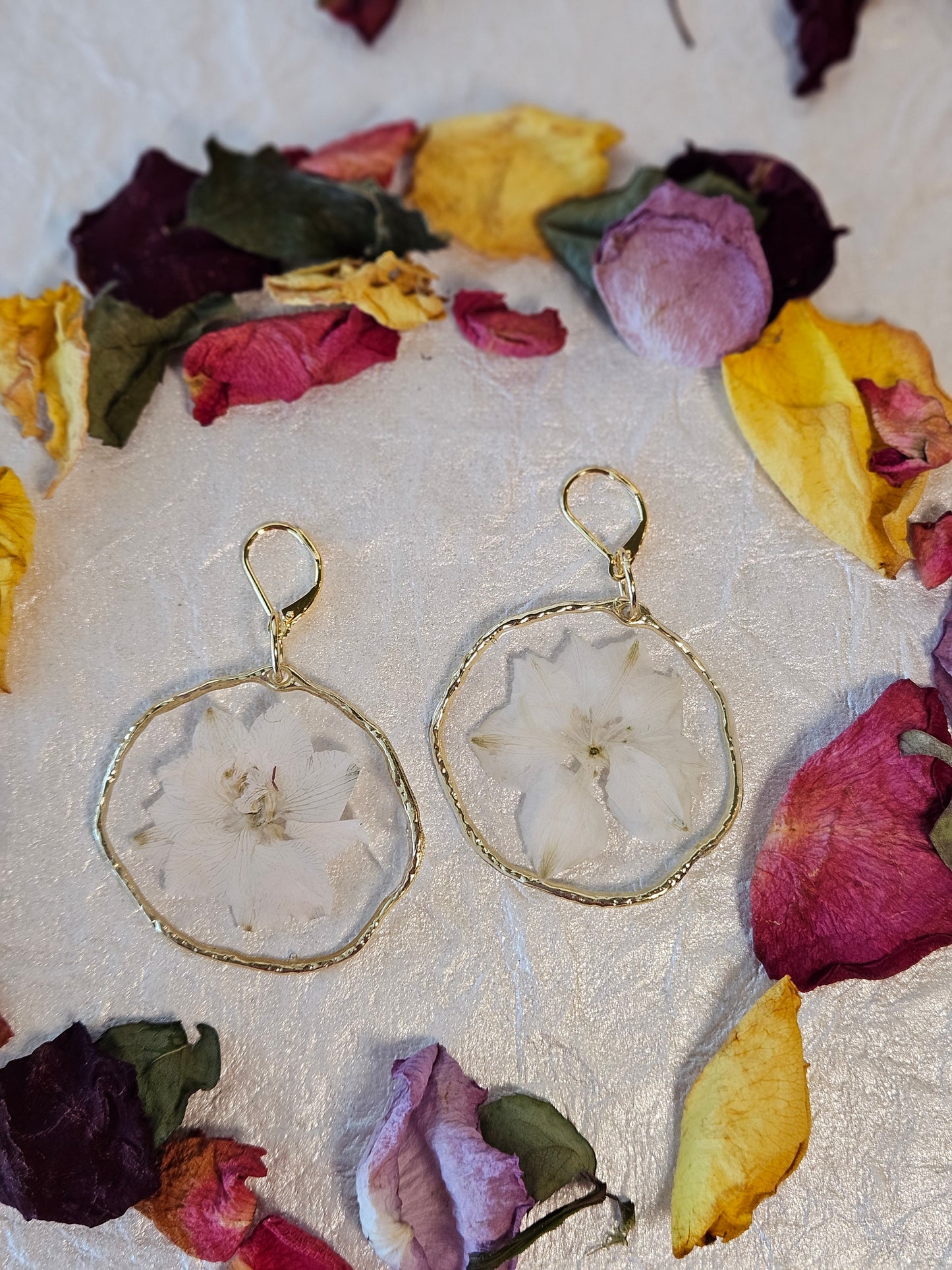 Pressed Flower Earrings - 12