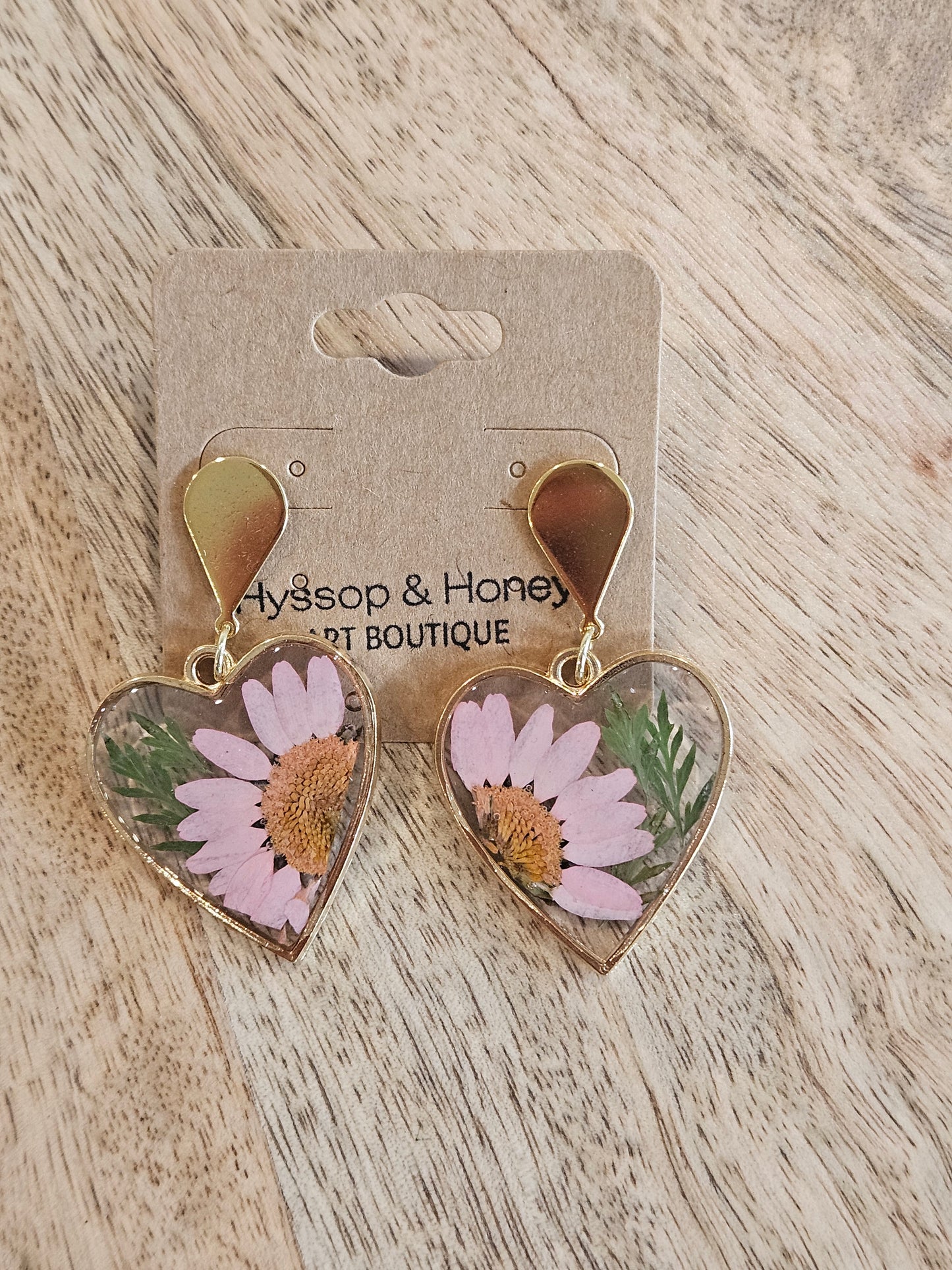 Pressed Flower Earrings - 28