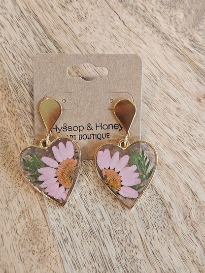Pressed Flower Earrings - 28