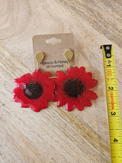 Pressed Flower Earrings - 5