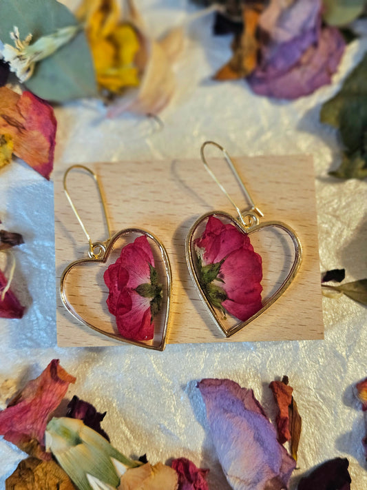 Pressed Flower Earrings - 39