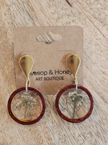 Pressed Flower Earrings - 11