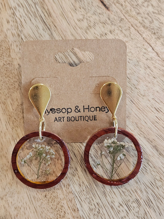 Pressed Flower Earrings - 11