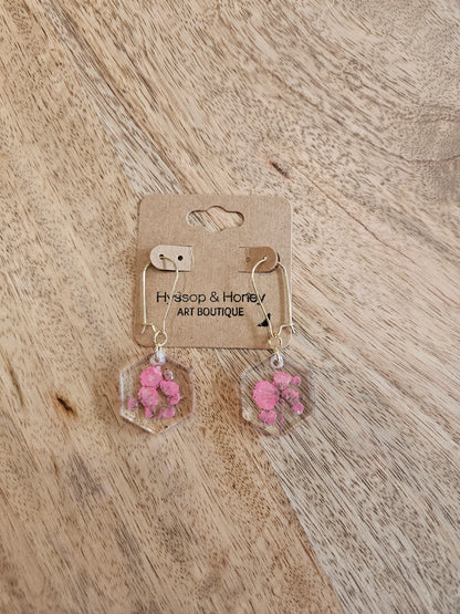 Pressed Flower Earrings - 9
