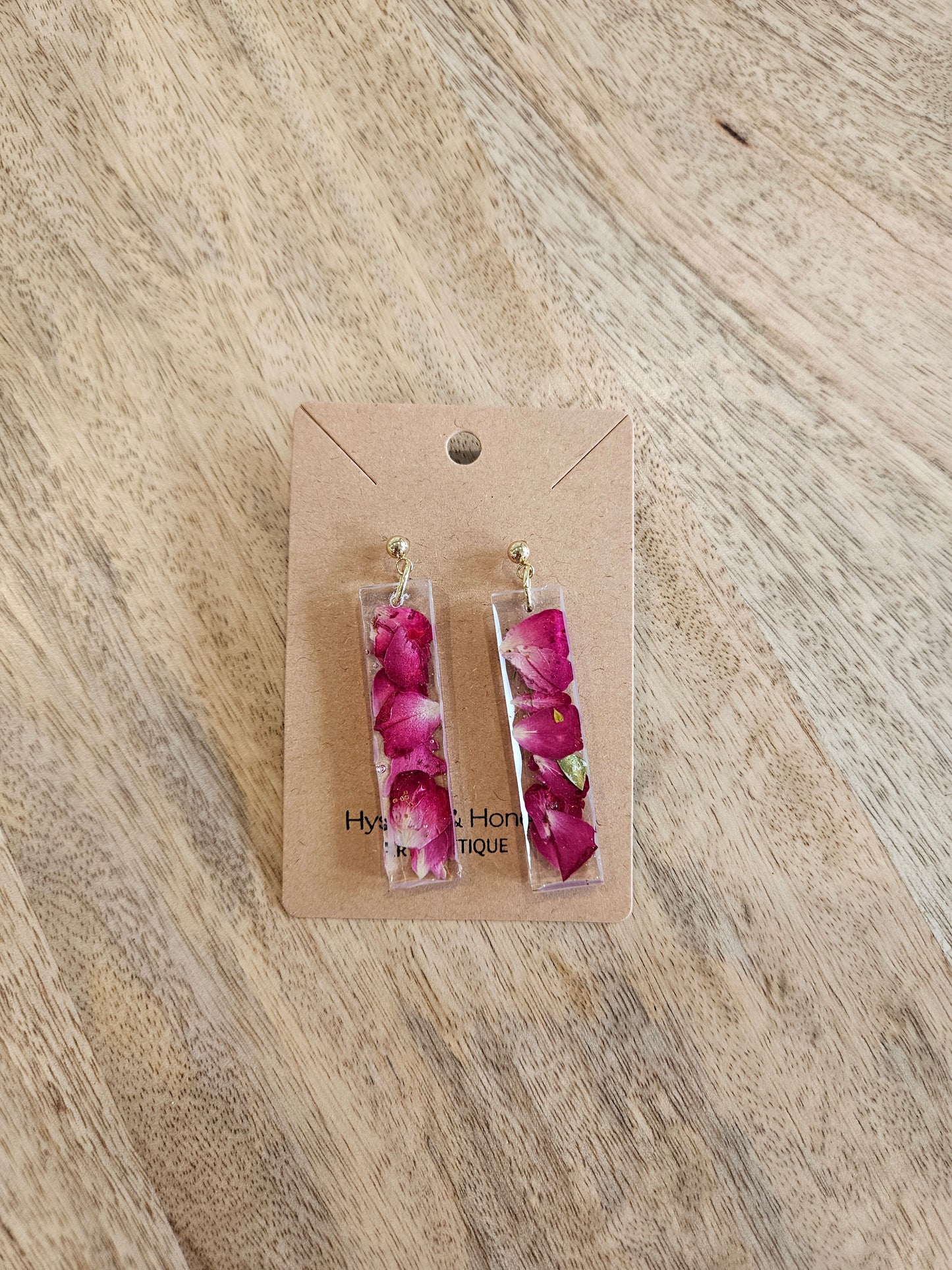 Pressed Flower Earrings - 16