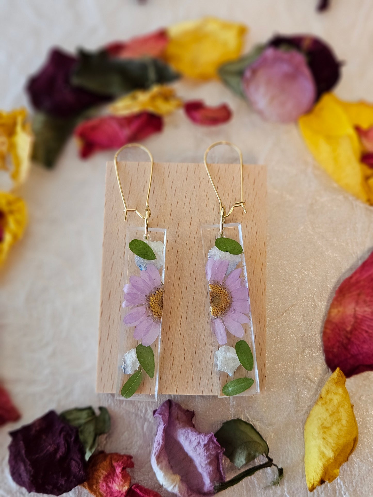 Pressed Flower Earrings - 16