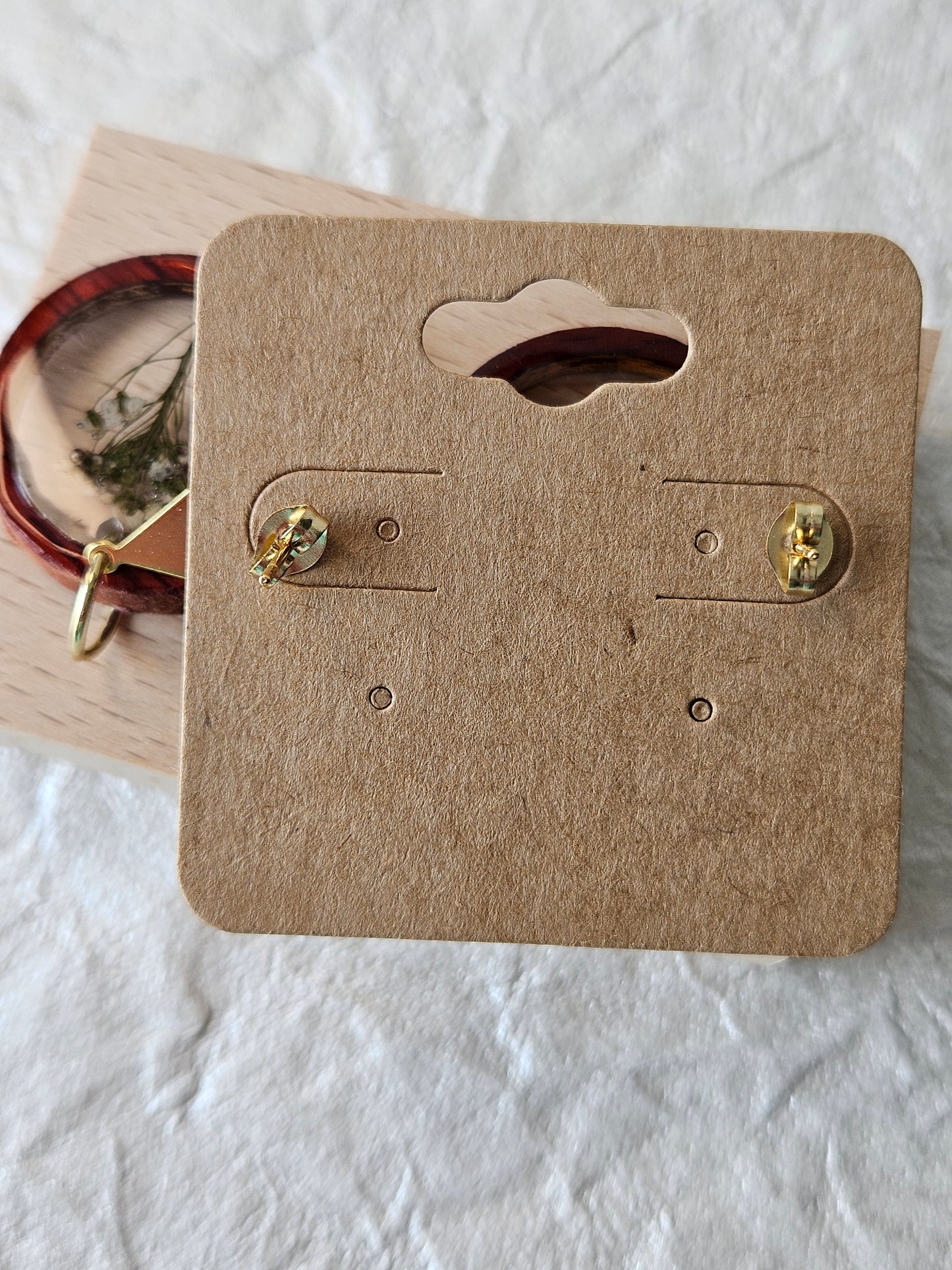 Pressed Flower Earrings - 11