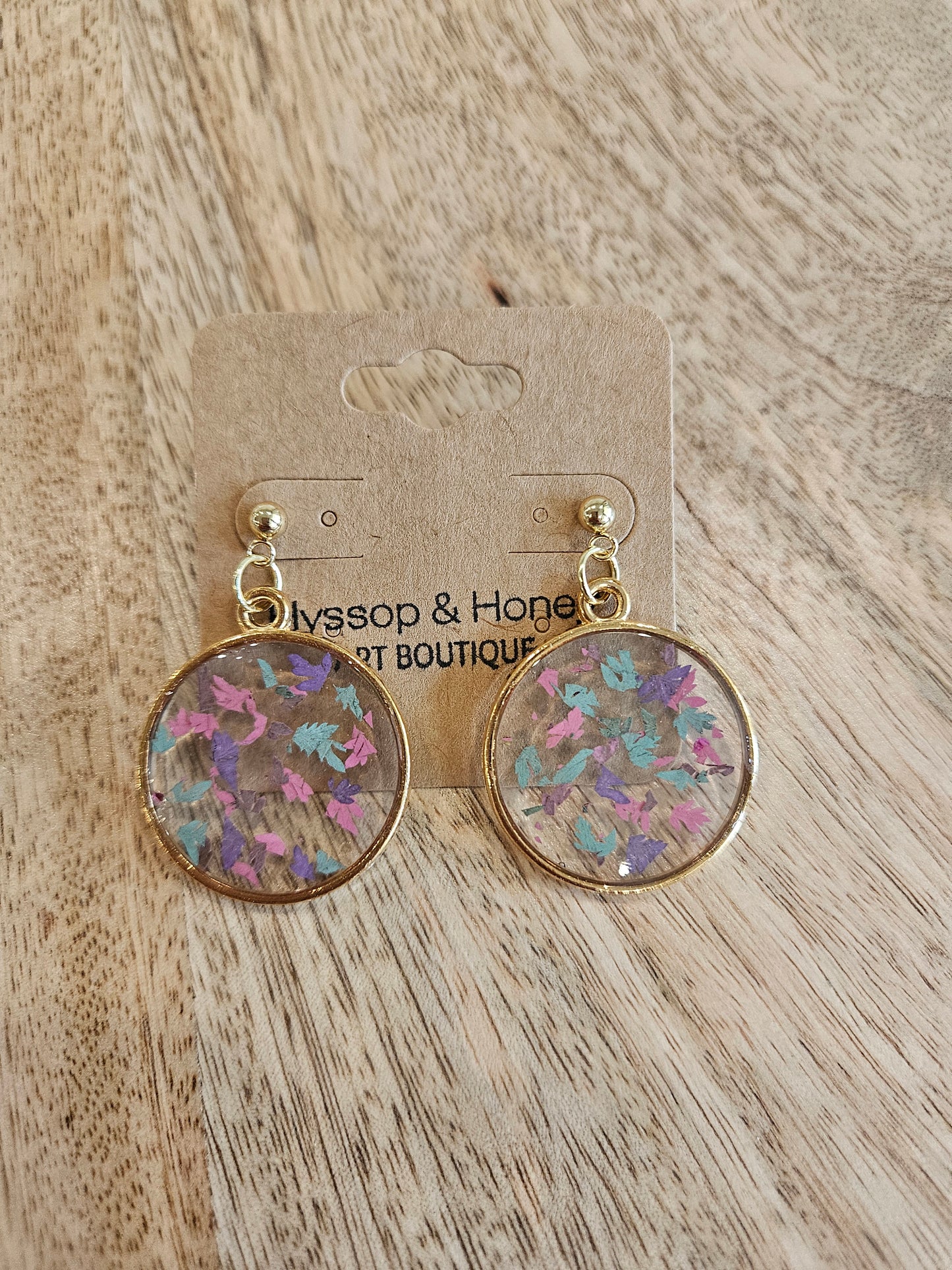 Pressed Flower Earrings - 17