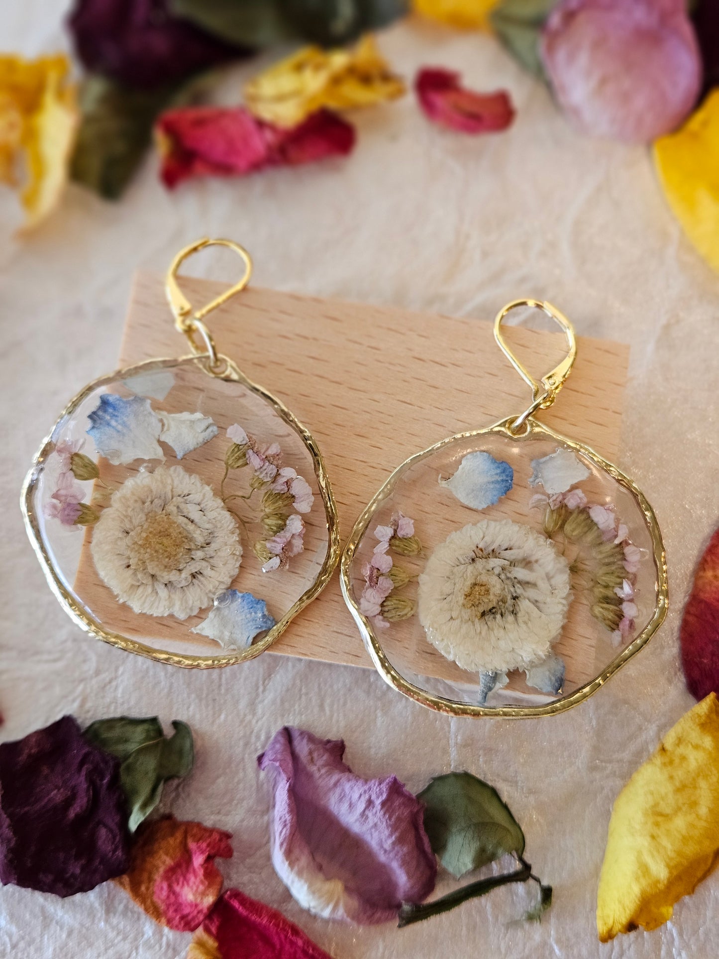 Pressed Flower Earrings - 18