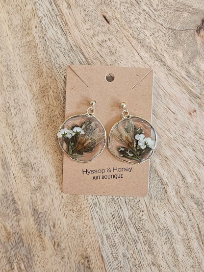 Pressed Flower Earrings - 20