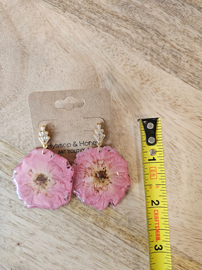 Pressed Flower Earrings - 1
