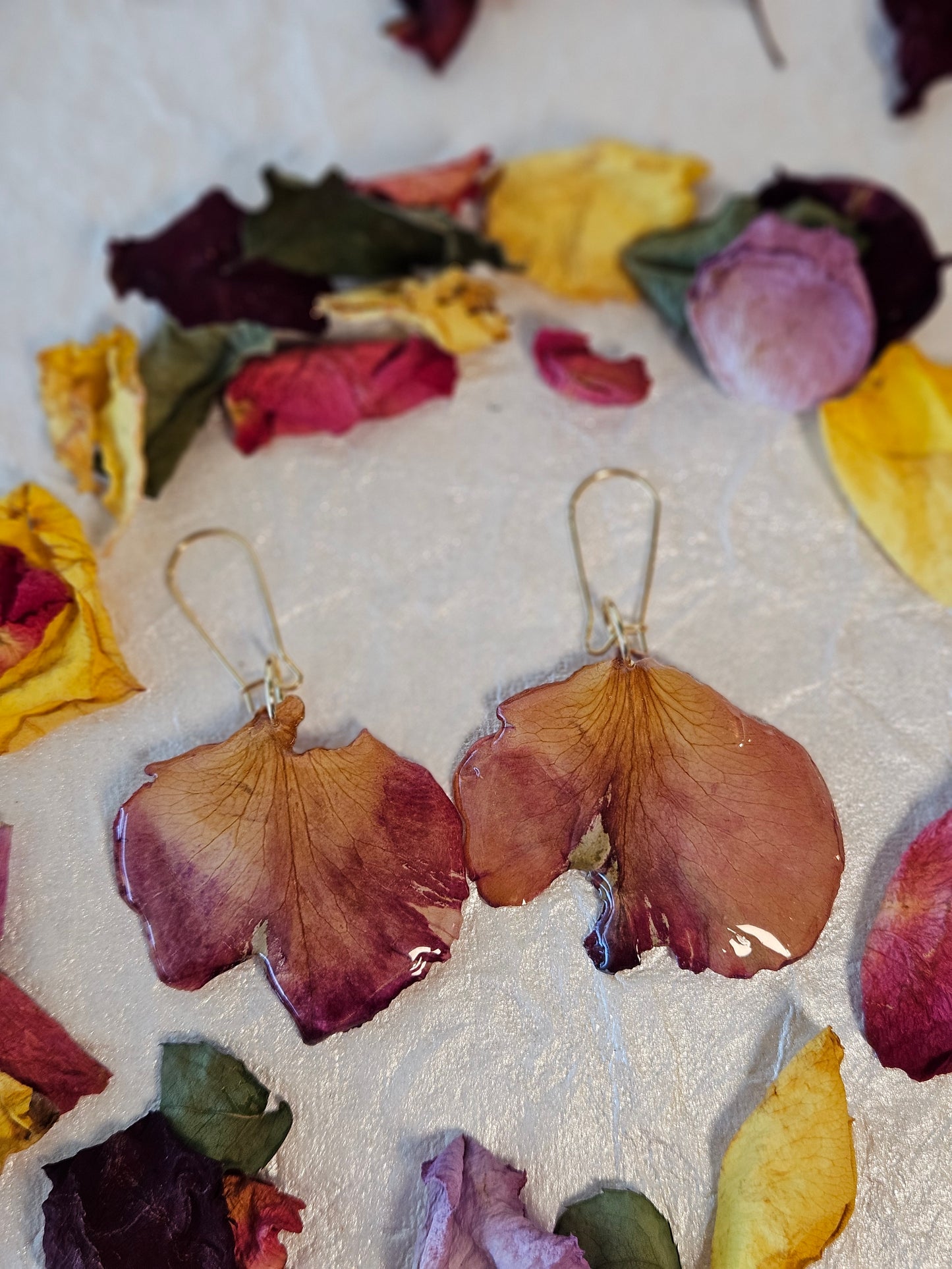 Pressed Flower Earrings - 11