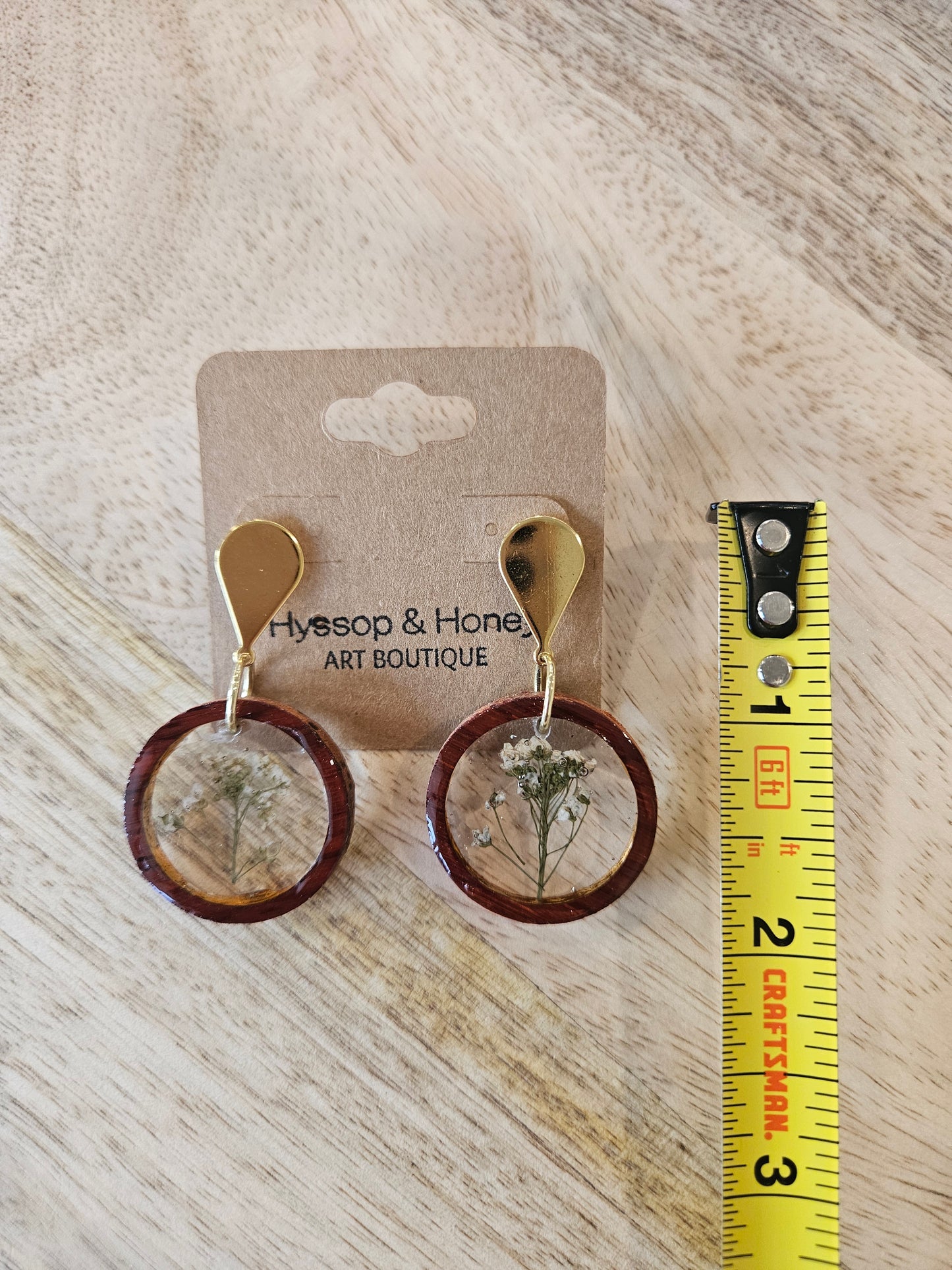 Pressed Flower Earrings - 11