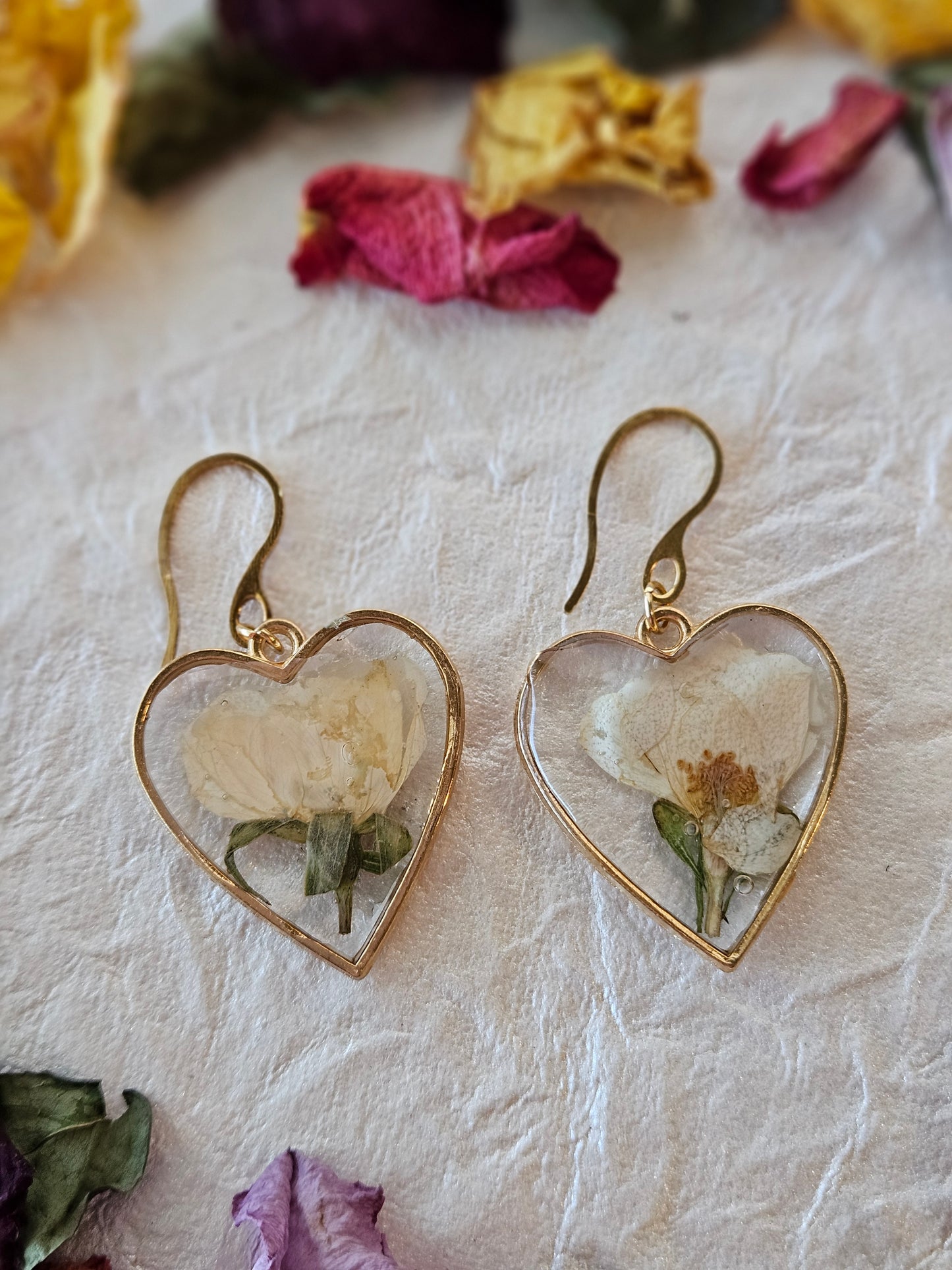Pressed Flower Earrings - 20