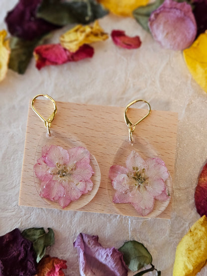 Pressed Flower Earrings - 19