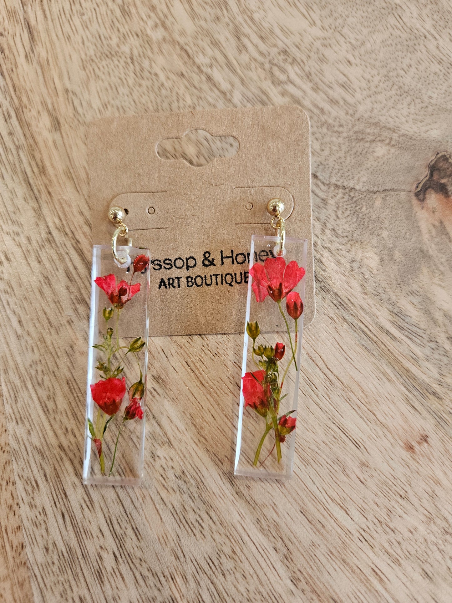 Pressed Flower Earrings - 3