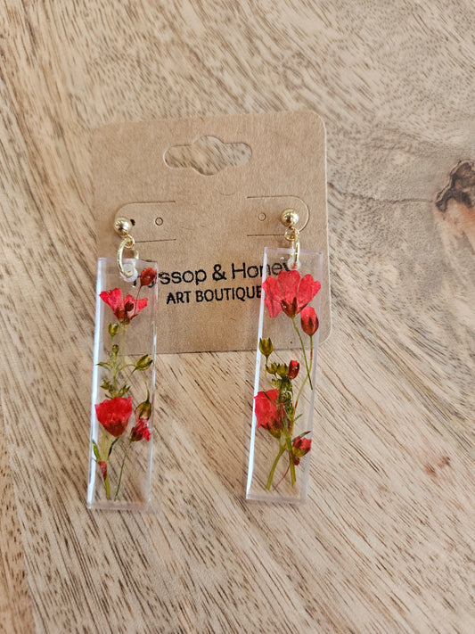 Pressed Flower Earrings - 3