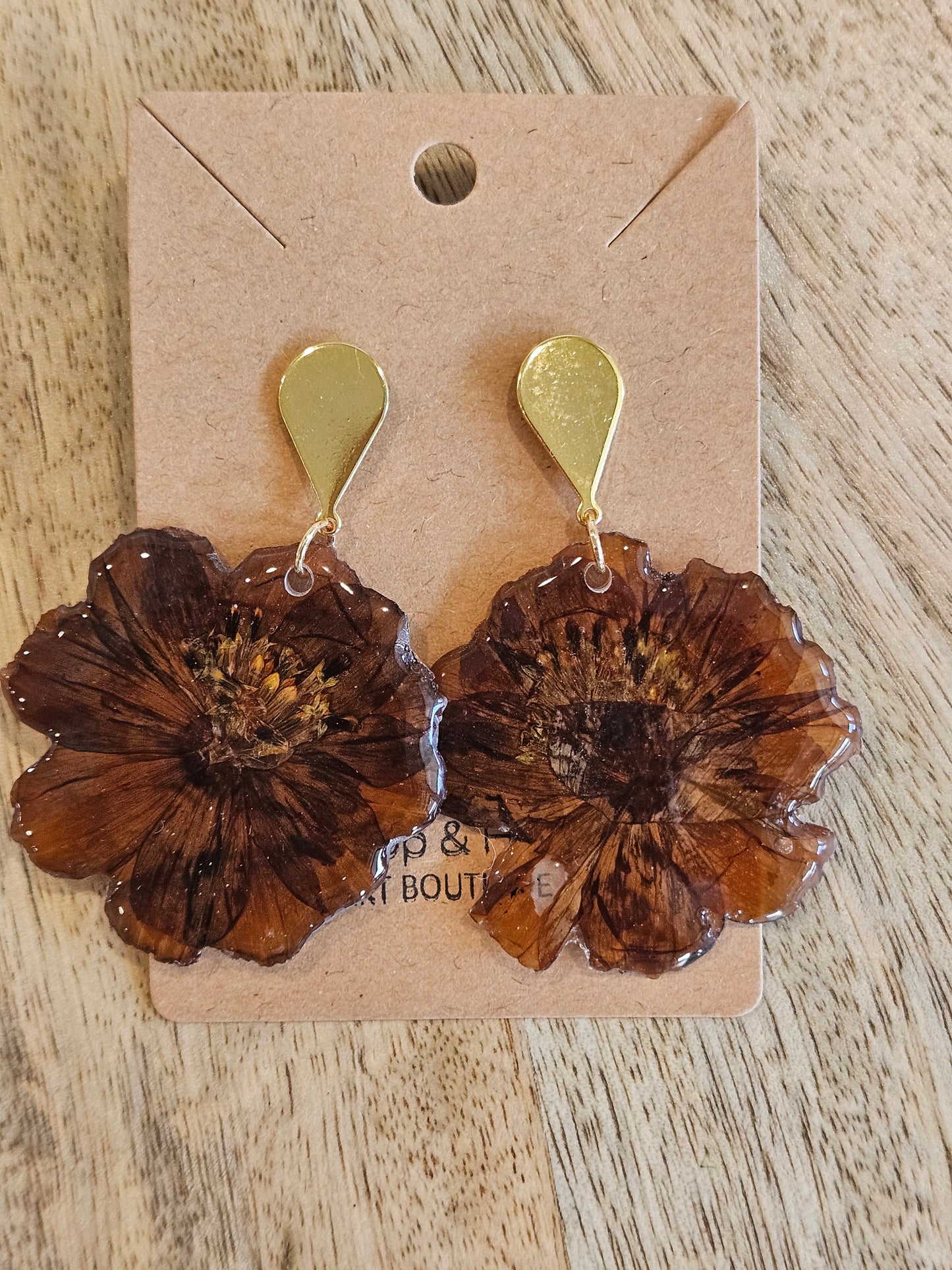 Pressed Flower Earrings - 22