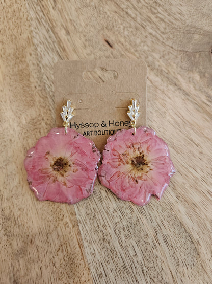 Pressed Flower Earrings - 1