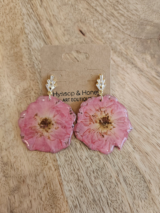 Pressed Flower Earrings - 1