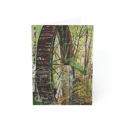 Berry Mill Water Wheel - Greeting Cards