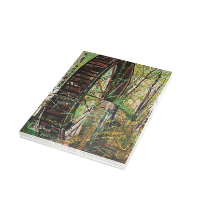 Berry Mill Water Wheel - Greeting Cards